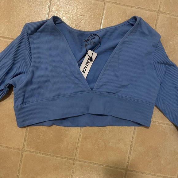 Garage ribbed crop top long sleeve - Picture 2 of 3